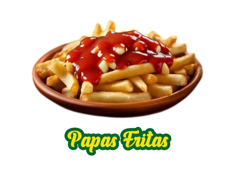 <big>Papas Fritas</big><br /> - Papas fritas a la francesa <br/><mark><b>MX$51.00</b></mark> ( Los Precios puede Variar).